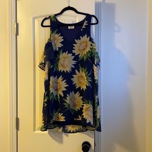 Show Me Your Mumu Birdie Ruffle Dress Sunflower